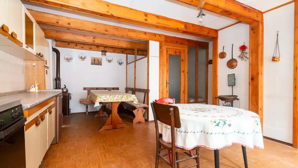 Salle à manger - Chalet with Balcony in Agliasco, Paesana