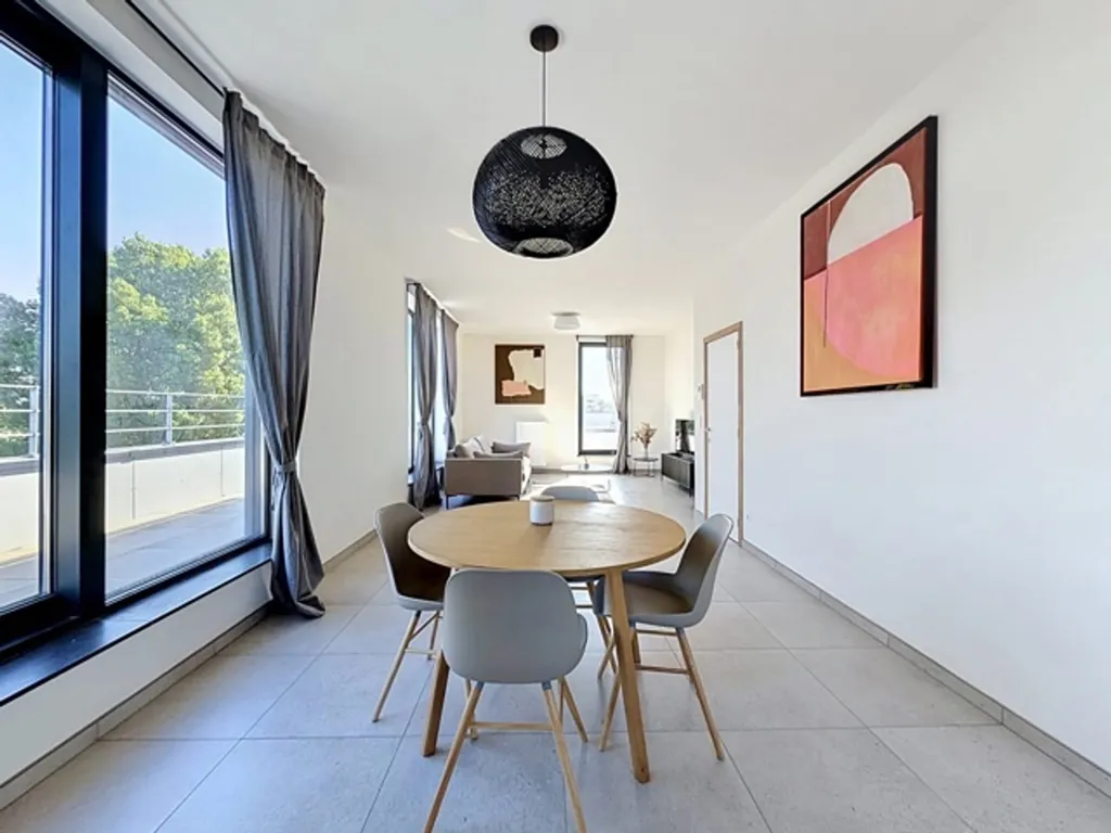 Salle à manger - Penthouse avec terrasse sud à Bruxelles