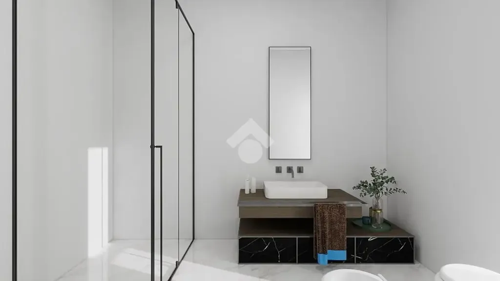 Bathrooms - Restored Terraced Villa in Roncade