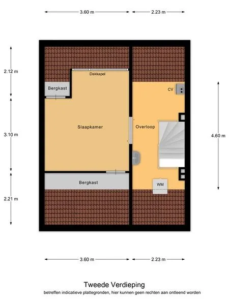 Planimetria - Family-Friendly Semi-Detached House in Hapert