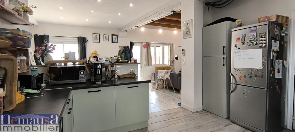 Cuisine - Maison de Village avec Cour à Uchaud