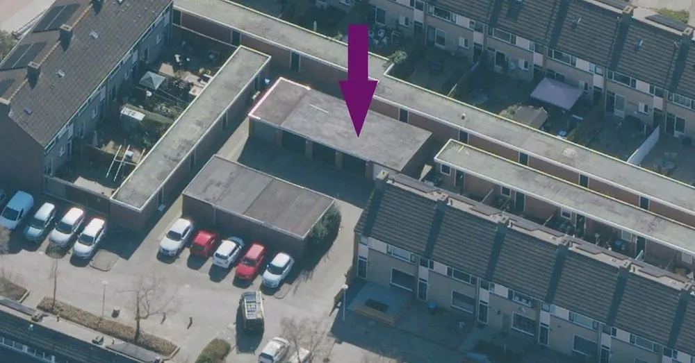 Õhuvaade - Garage Box on Private Plot in Papendrecht