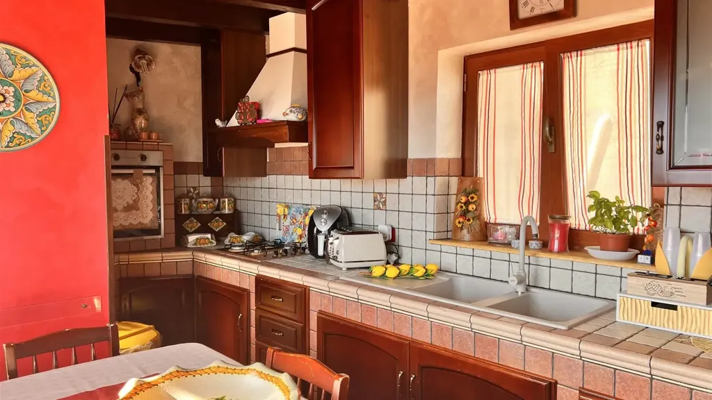 Kitchen - Restored House with Sea View in Sciacca