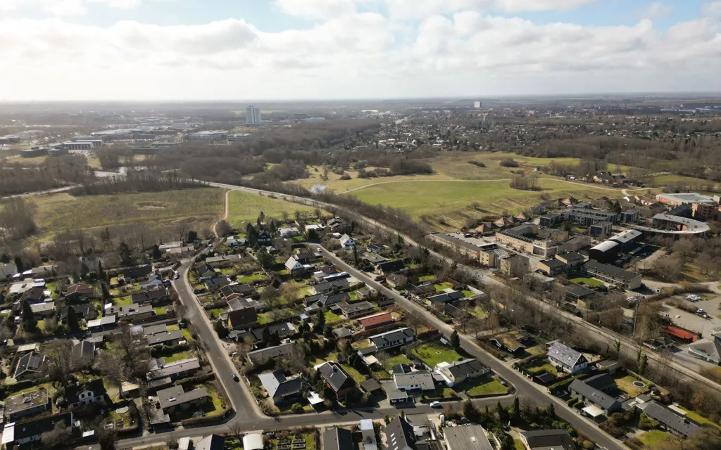 Vue aérienne - Maison 4 pièces à Ballerup