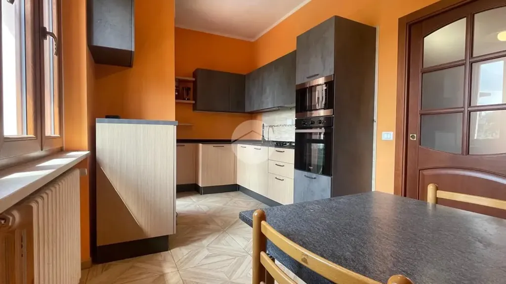Kitchen - Retrofitted Villa with Balconies in Asti