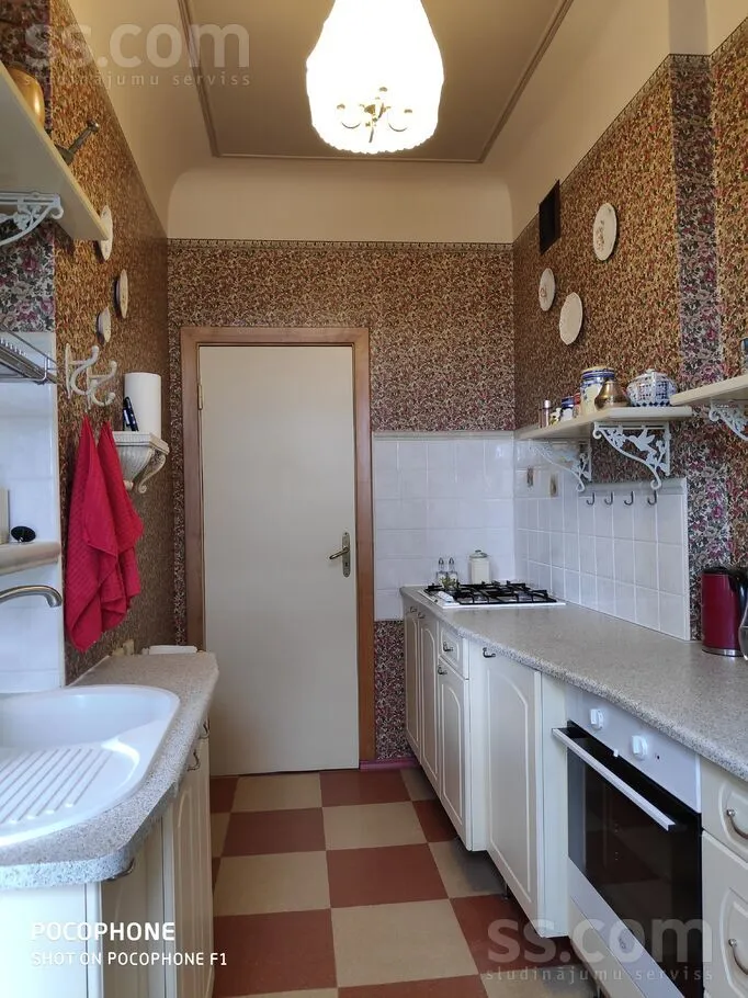 Cuisine - Three-Bedroom Apartment with Artistic Interior in Riga Centre