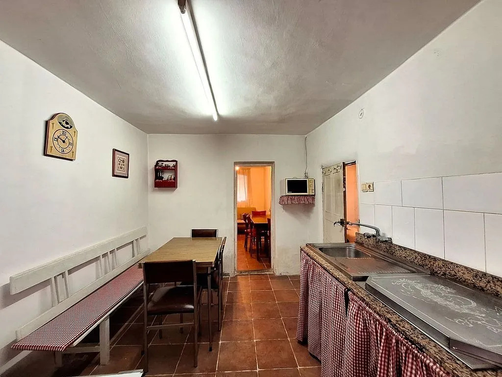 Köök - Chalet with Garden in Olmos de Ojeda