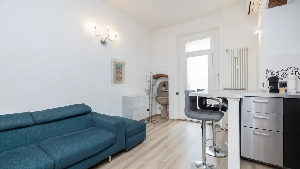 Soggiorno - Rustic-Style Flat with Terrace in Milan