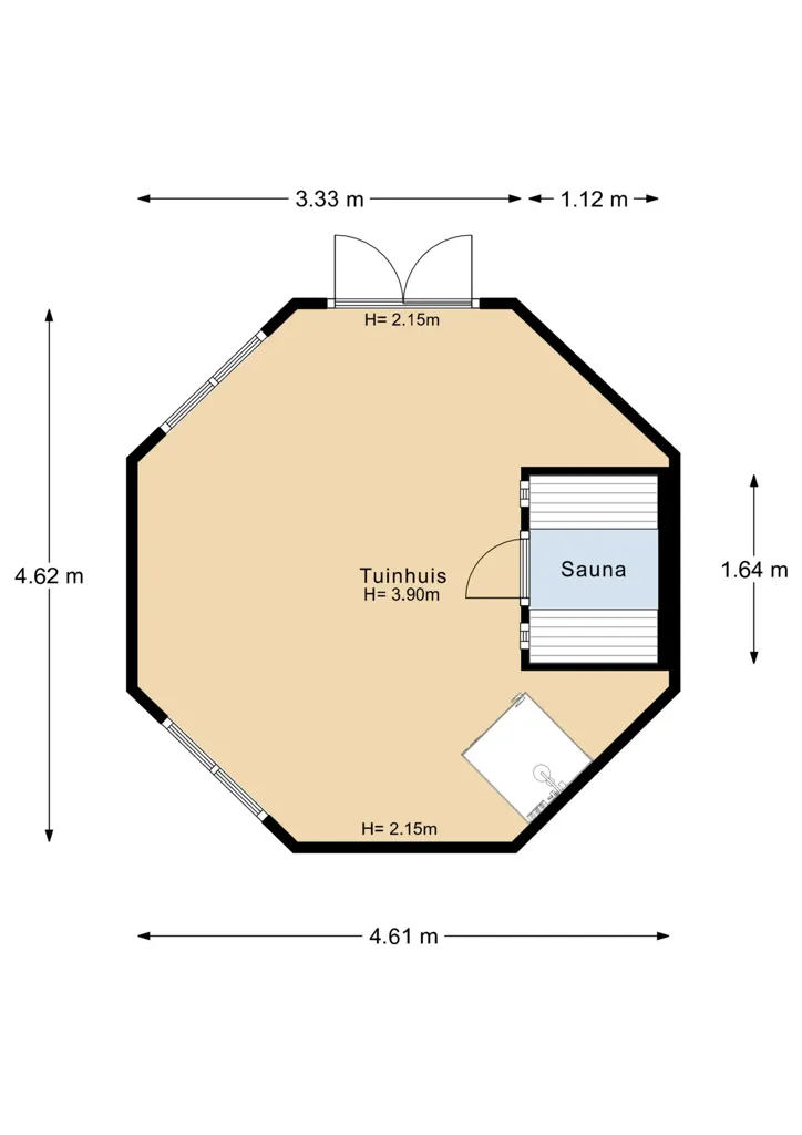 Plan - Luxury Villa with Jacuzzi in Oostvoorne