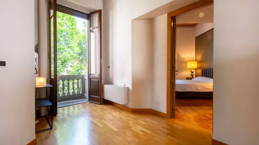Bedrooms - 1920s Villa with Garden in Vigevano Centre