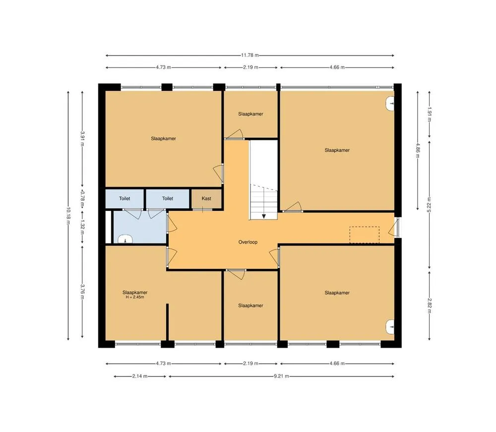 Plan - Studio with Central Location in Heerlen