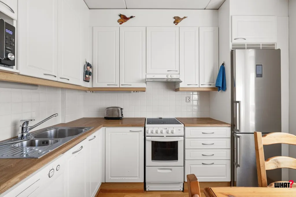 Cuisine - Apartment with Balcony and Sauna in Viikki