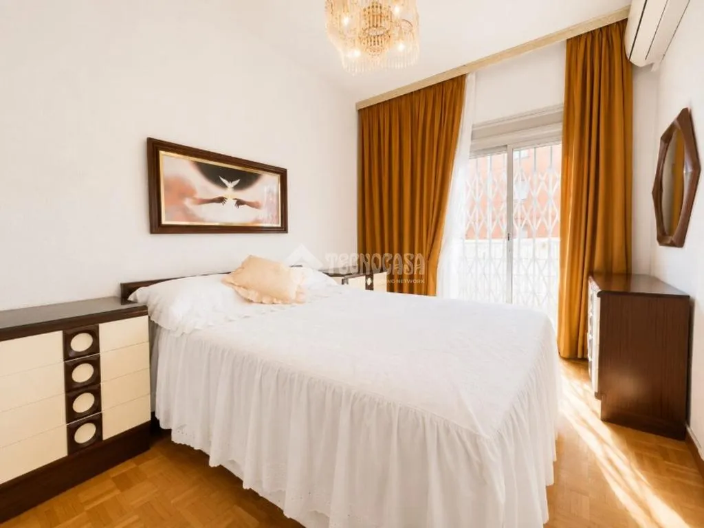 Camere da letto - Two-Bedroom Flat with Balcony in Villaverde, Madrid