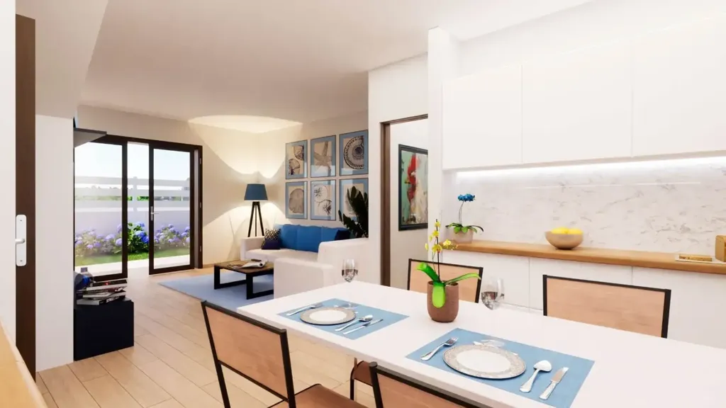 New Villa with Private Garden in Diamante