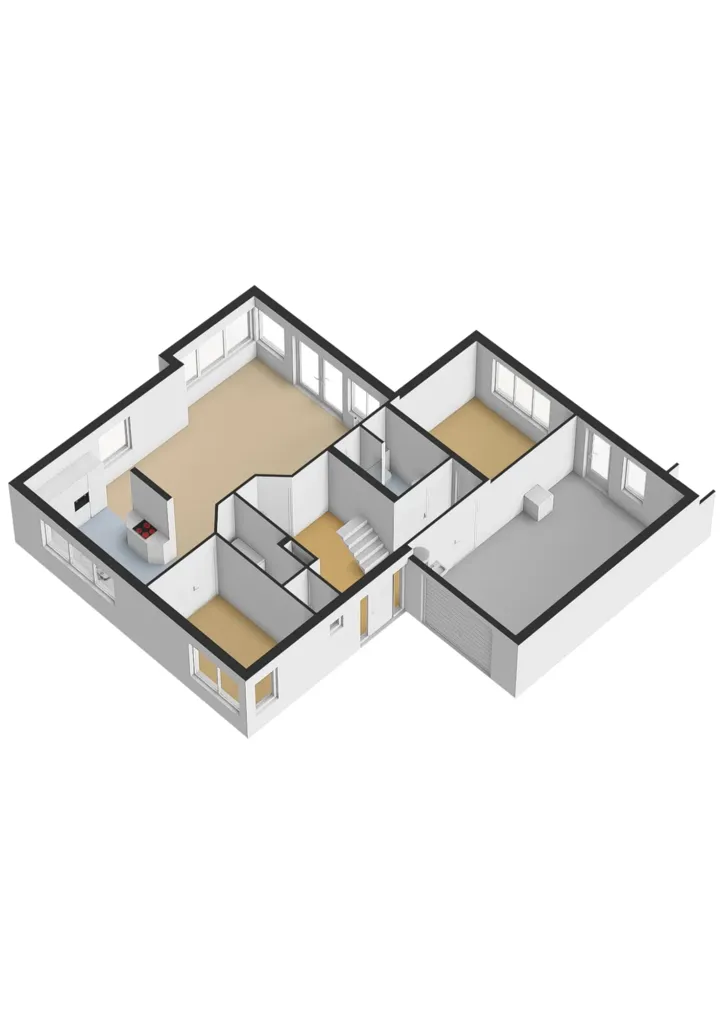 Floor Plan - Dwelling with Garden on Moleplaat in Leeuwarden