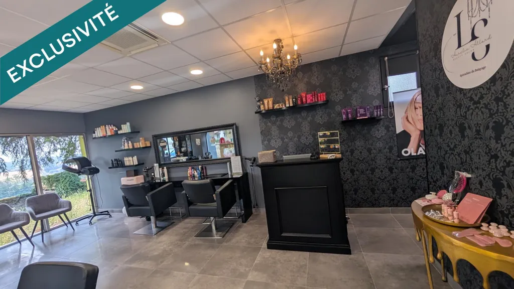 Pièces - Salon de Coiffure avec Jardin à Castelnau sur Gupie