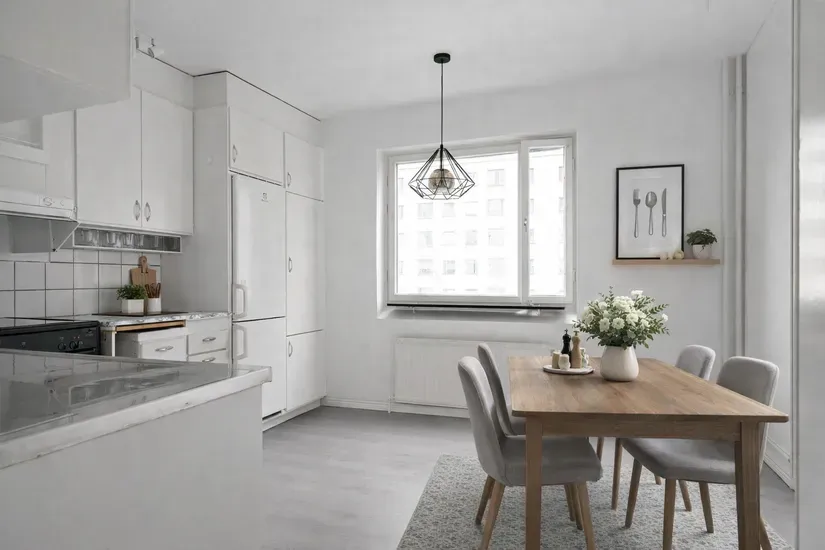 Söögituba - Stylish Apartment with Balcony in Skärholmen