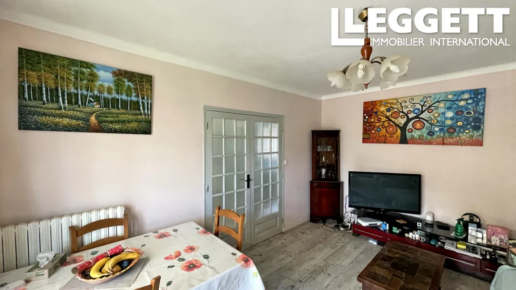 Wohnzimmer - Spacious House with Garden in Ploussulié