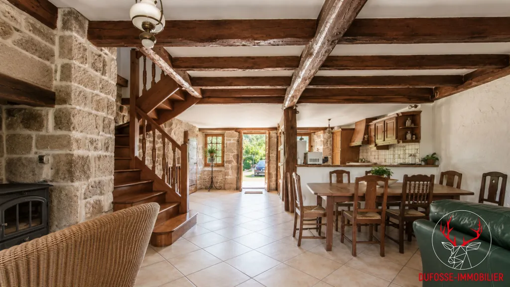 Söögituba - Renovated Stone House in Dornas, Ardèche