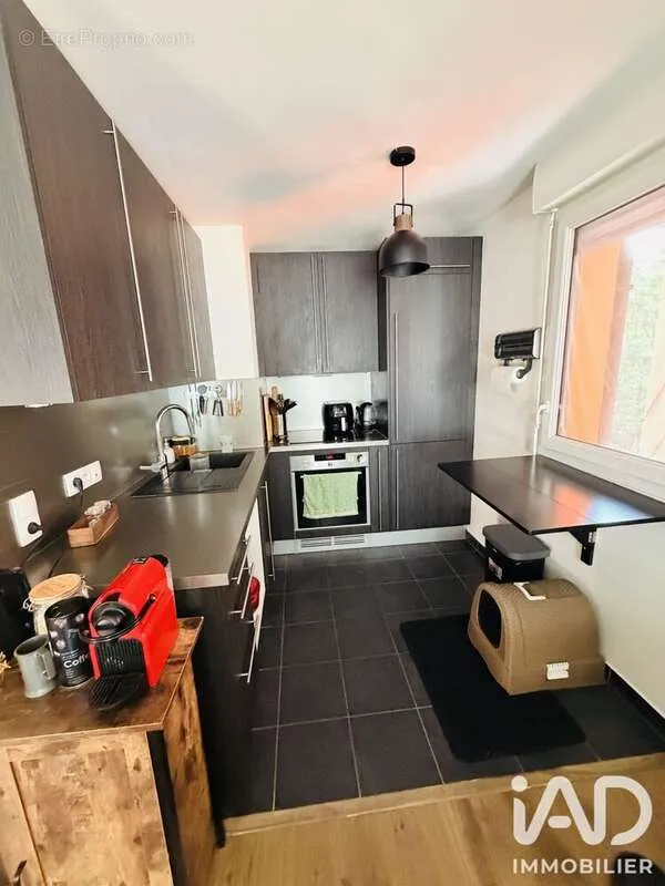 Cucina - 4-Piece Apartment with Terrace in Viry-Chatillon