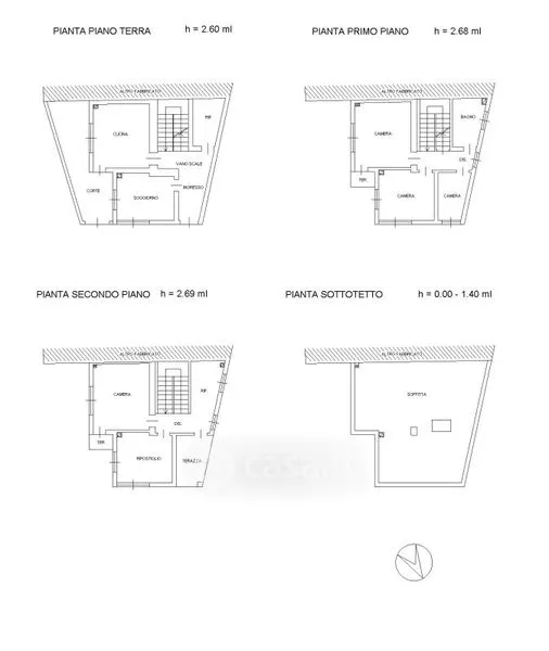 Plaan - Rustic Townhouse with Terrace in Zuglio
