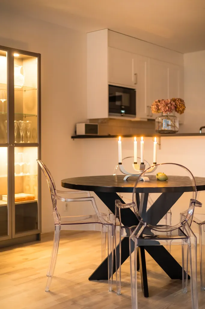 Salle à manger - Two-Bedroom Flat with Garden View in Tannefors