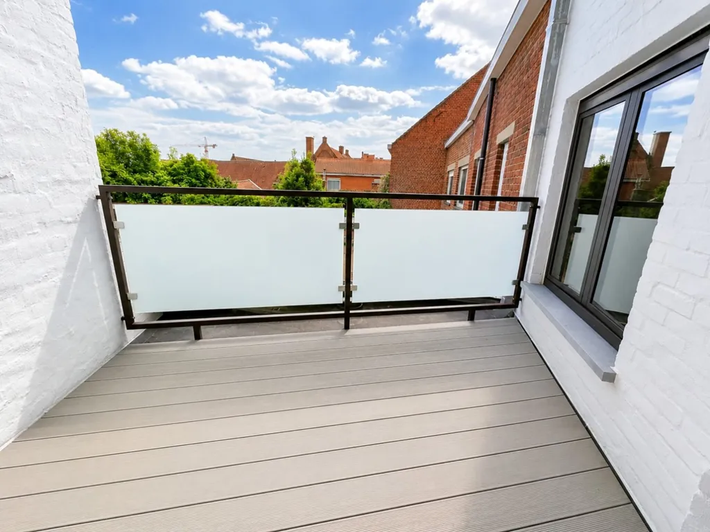 Balcón - Eco-Friendly Apartment with Terrace in Kortrijk
