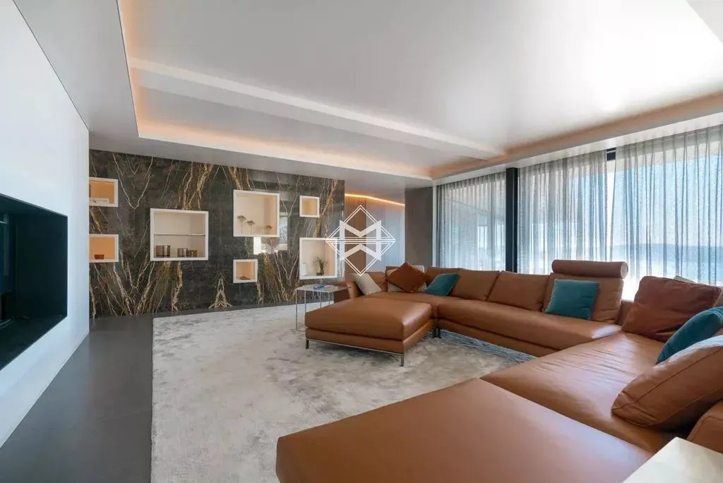 Séjour - Villa contemporaine avec vue mer à Grimaud