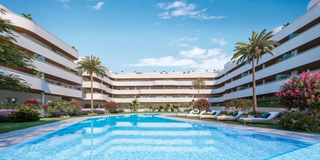 Piscine - Apartment with Pool near Beach in Torrox
