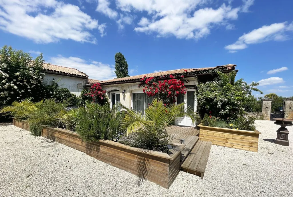 Jardin - Château du XVIIIe avec gîte indépendant à Cognac