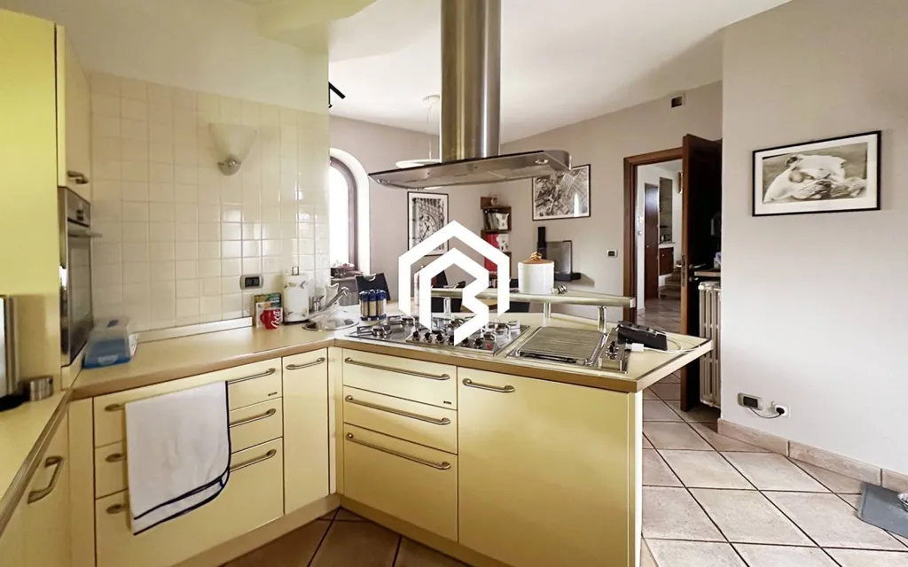 Köök - Villa with Private Garden in Vignolo