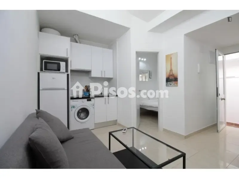 Séjour - 2-Bedroom Flat in Usera, Madrid