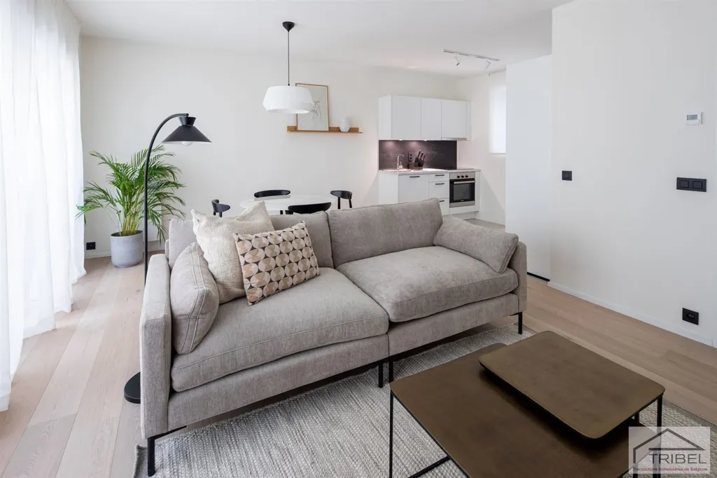 Soggiorno - Furnished Flat with Terrace in Brussels