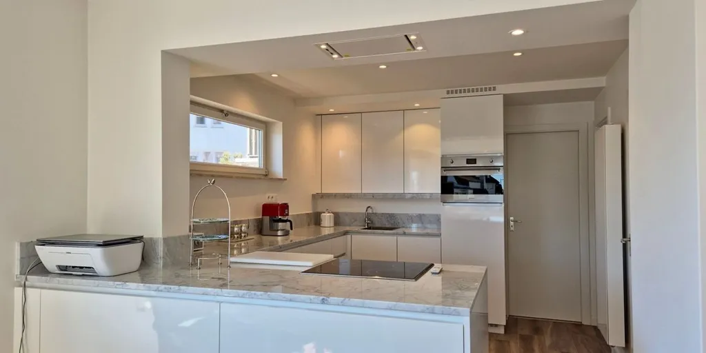 Cuisine - Appartement avec Vue sur les Dunes à Westende