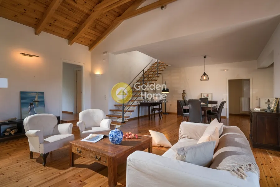 Séjour - Villa with Sea View in Arkadi - Tragaki