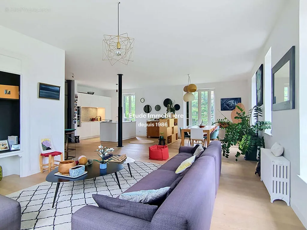 Séjour - Duplex de 7 Pièces avec Terrasse à Lyon 4ème