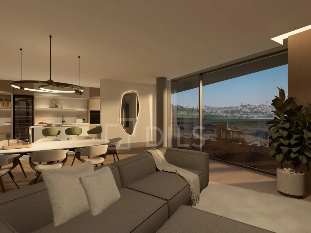 Séjour - Studio Apartment with River View in Vila Nova de Gaia