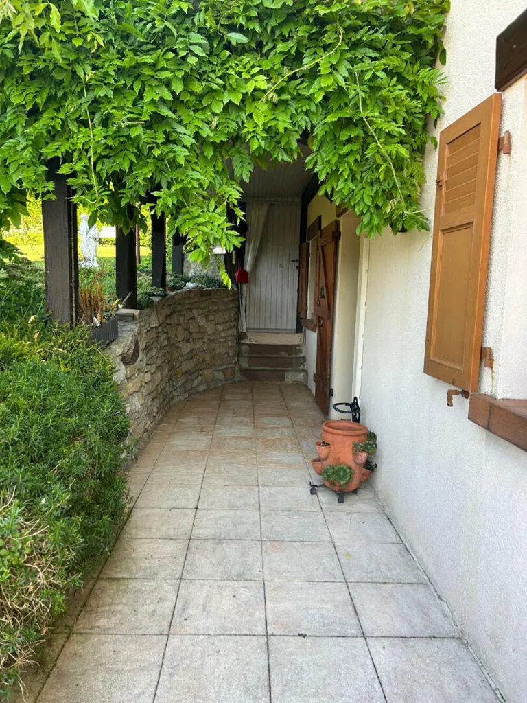 Terrass - Charming Village House with Orchard in Jésonville
