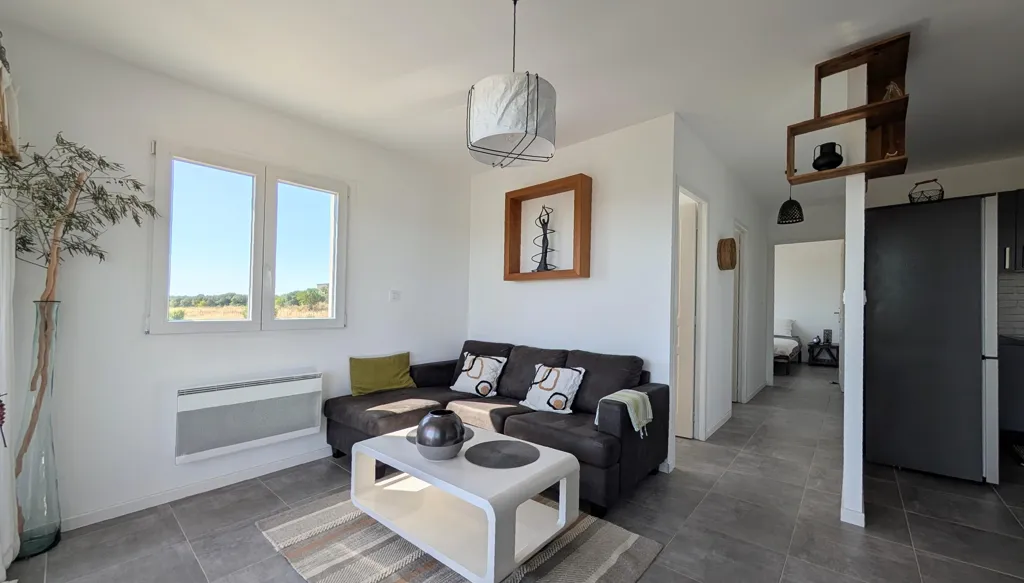 Soggiorno - T3 Apartment with Terrace in Abeilhan