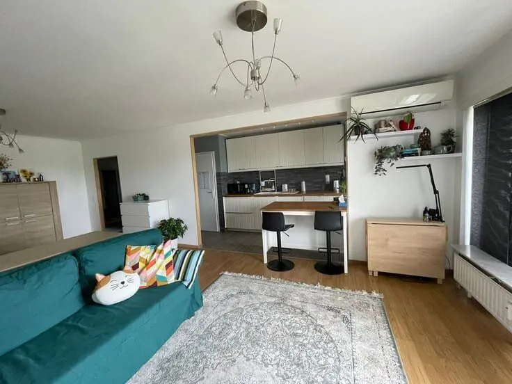 Soggiorno - Apartment with Canal View in Deurne, Antwerp