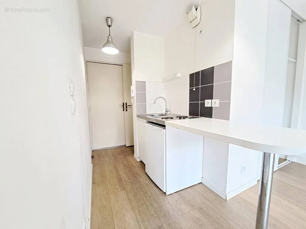 Köök - Studio with Parking in Saint-Agne, Toulouse