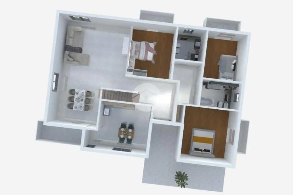 Plaan - Detached Villa with Garden in Vittuone