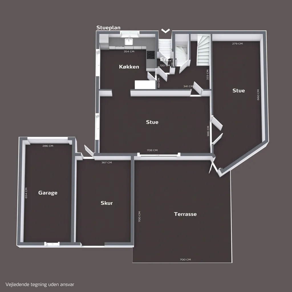 Plan - Classical Villa with Bay View in Kerteminde