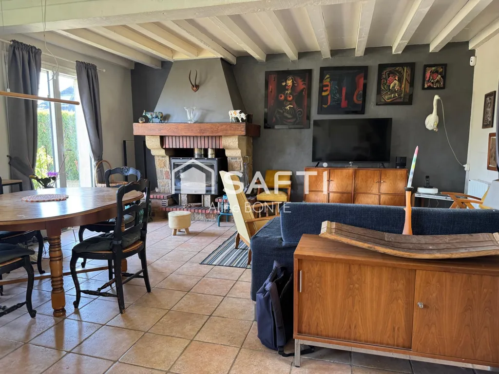 Soggiorno - Charming House with Pool near Ferrières-sur-Risle