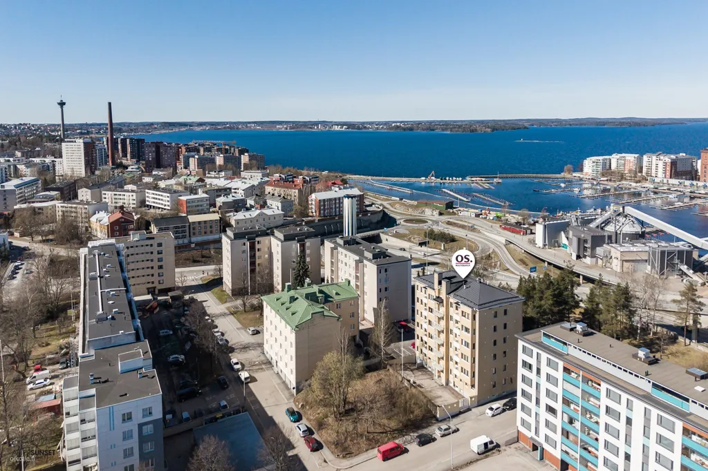 Vue aérienne - Top-Floor Flat with Balcony in Tampere