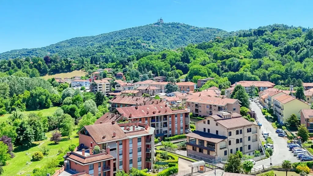 Vista aerea - Apartment with Double Balcony in Turin