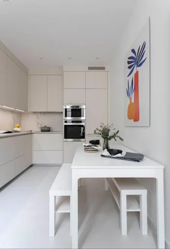 Köök - Luxury Parisian Apartment with Classic Charm in 16th