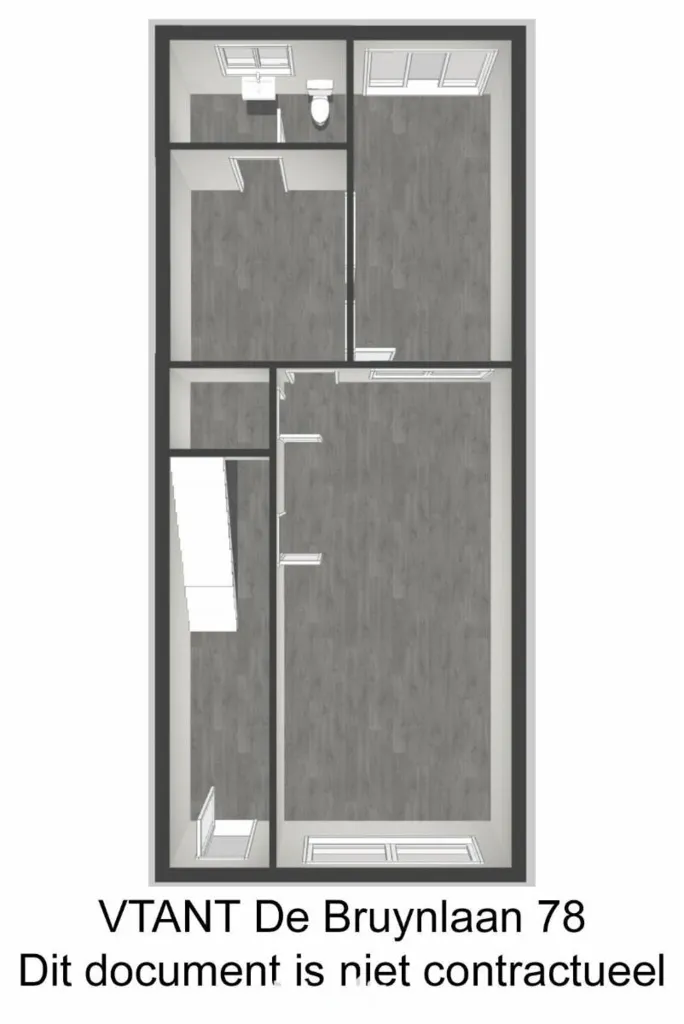 Plan - Maison avec Garage et Véranda à Wilrijk