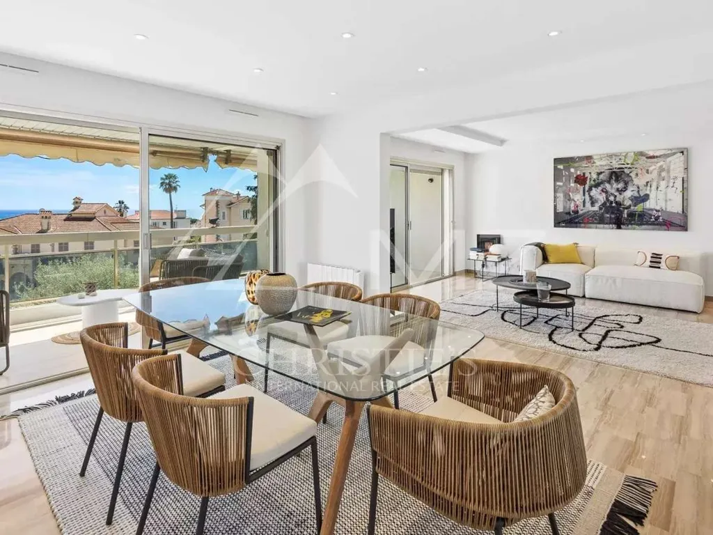 Salle à manger - Appartement avec Terrasse Vue Mer à Cannes