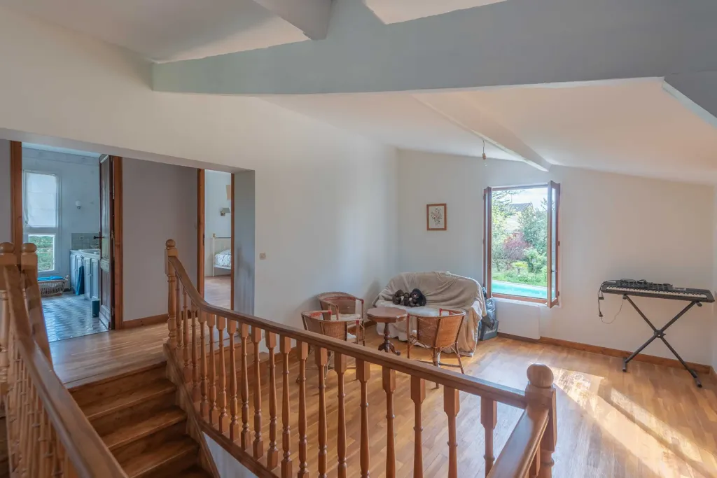 Living Room - Luxury House with Pool near Bordeaux